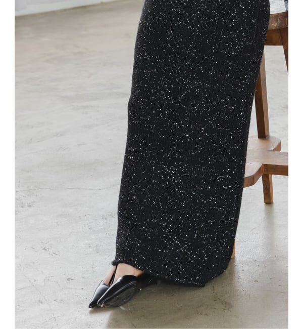 NOBLE「PROVOKEプロヴォーク ラメニットキャミソールワンピース」|ワンピース|