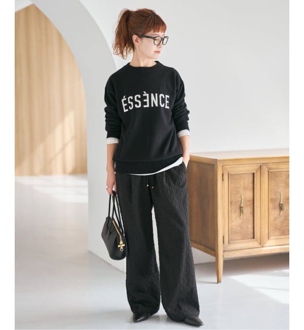 Spick and Span「《WEB限定》ドットジャガードイージーパンツ」|その他|