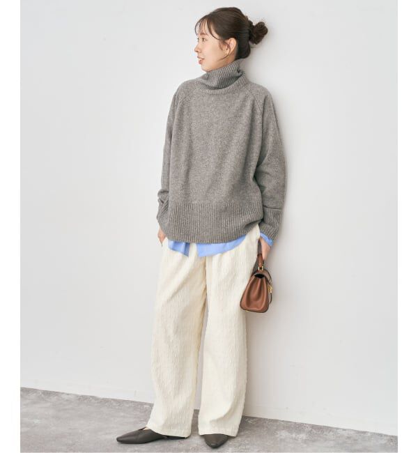 Spick and Span「《WEB限定》ドットジャガードイージーパンツ」|その他|