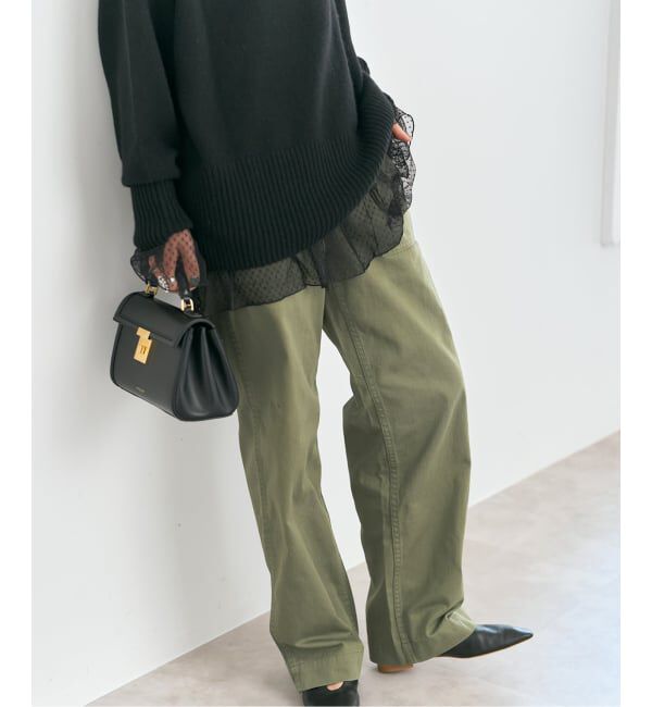 Spick and Span「《追加4》チュールドットチュニックプルオーバー」|Tシャツ・カットソー|