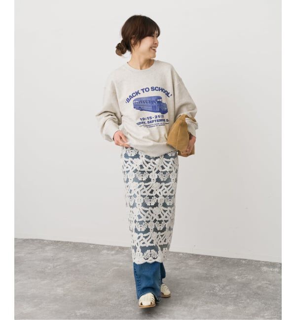 Spick and Span「BOOK CLUB/ブッククラブ 別注 Cotton Loop Sweat」|スウェット・ジャージ|