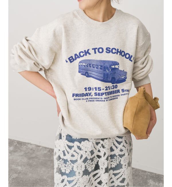 Spick and Span「BOOK CLUB/ブッククラブ 別注 Cotton Loop Sweat」|スウェット・ジャージ|