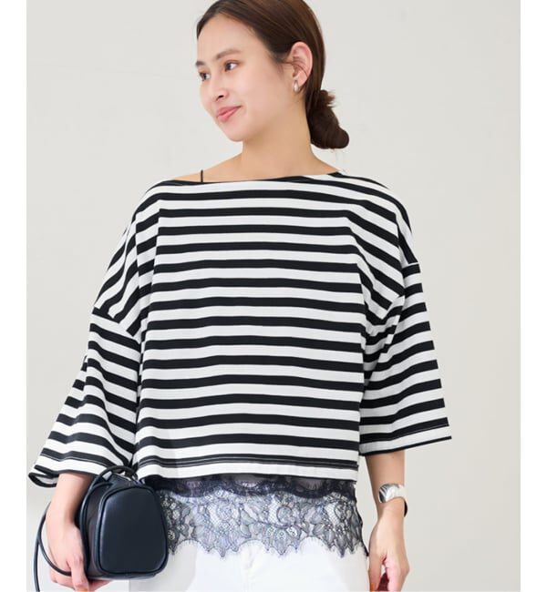 FRAMeWORK「ONIT/オニット 別注OVERSIZE WIDE BORDER」|Tシャツ・カットソー|