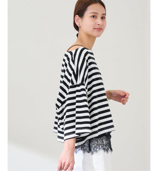 FRAMeWORK「ONIT/オニット 別注OVERSIZE WIDE BORDER」|Tシャツ・カットソー|