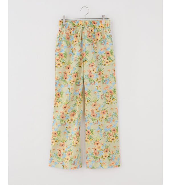 Spick and Span「VIAN / ヴィアン 別注 Flower Easy Wide Pants」|スラックス|