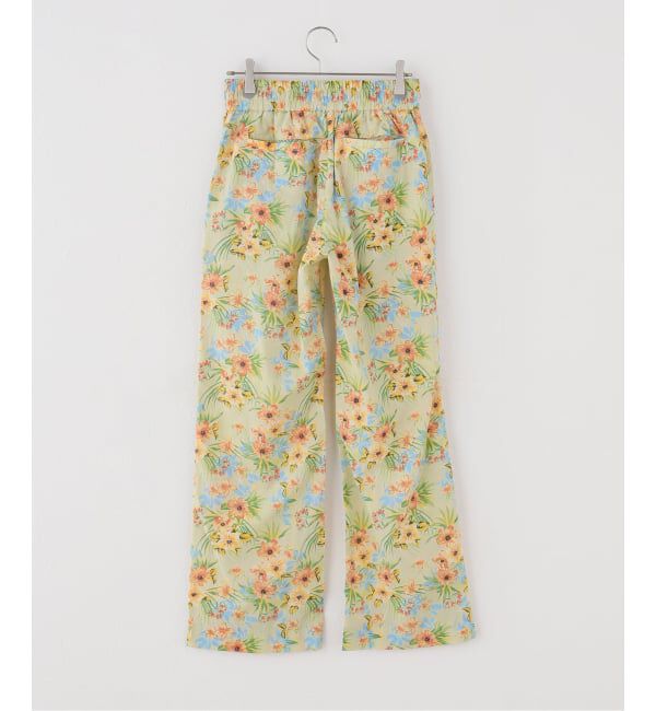 Spick and Span「VIAN / ヴィアン 別注 Flower Easy Wide Pants」|スラックス|