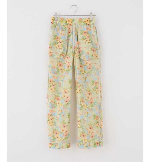 Spick and Span「VIAN / ヴィアン 別注 Flower Easy Wide Pants」|スラックス|