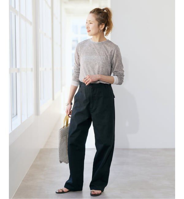 Spick and Span「シアーリブレイヤードプルオーバー」|Tシャツ・カットソー|