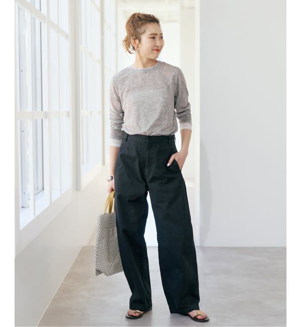 Spick and Span「シアーリブレイヤードプルオーバー」|Tシャツ・カットソー|