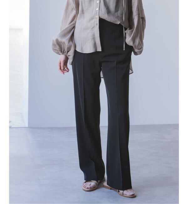 NOBLE「《予約》ツイルクロスストレートパンツ」|スラックス|