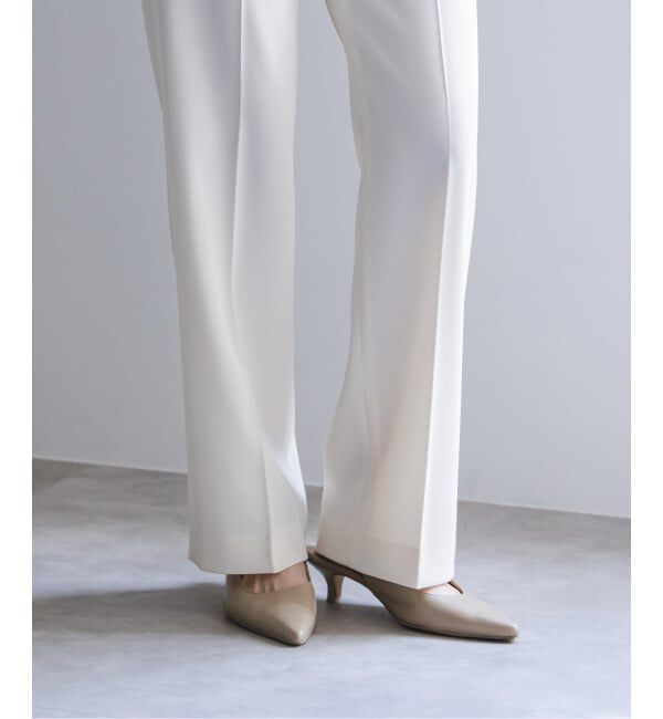 NOBLE「《予約》ツイルクロスストレートパンツ」|スラックス|