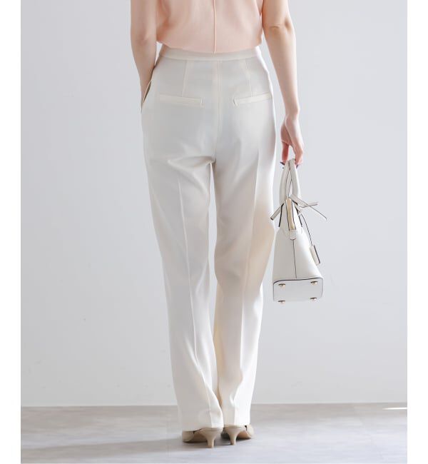 NOBLE「《予約》ツイルクロスストレートパンツ」|スラックス|