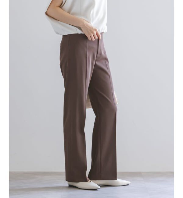 NOBLE「《予約》ツイルクロスストレートパンツ」|スラックス|