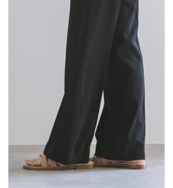 NOBLE「《予約》ツイルクロスストレートパンツ」|スラックス|