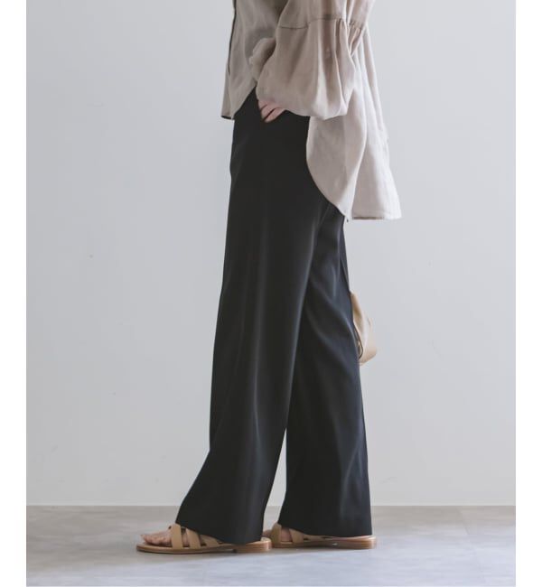 NOBLE「《予約》ツイルクロスストレートパンツ」|スラックス|