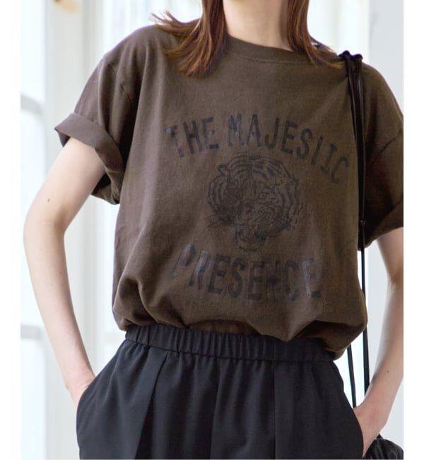 U by SPICK&SPAN「《予約》GULFCOAST SPORTSWEAR/ガルフコーストスポーツウェア ロゴTEE」|Tシャツ・カットソー|ブラック A