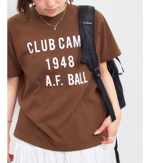 U by SPICK&SPAN「《予約》GULFCOAST SPORTSWEAR/ガルフコーストスポーツウェア ロゴTEE」|Tシャツ・カットソー|ブラウン