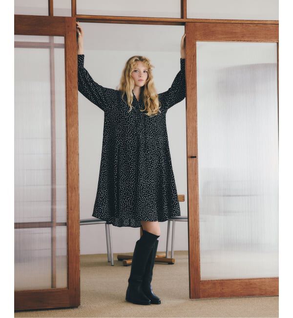  「《追加》【洗える】ドットミニワンピース」|ワンピース|
