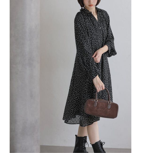  「《追加》【洗える】ドットミニワンピース」|ワンピース|