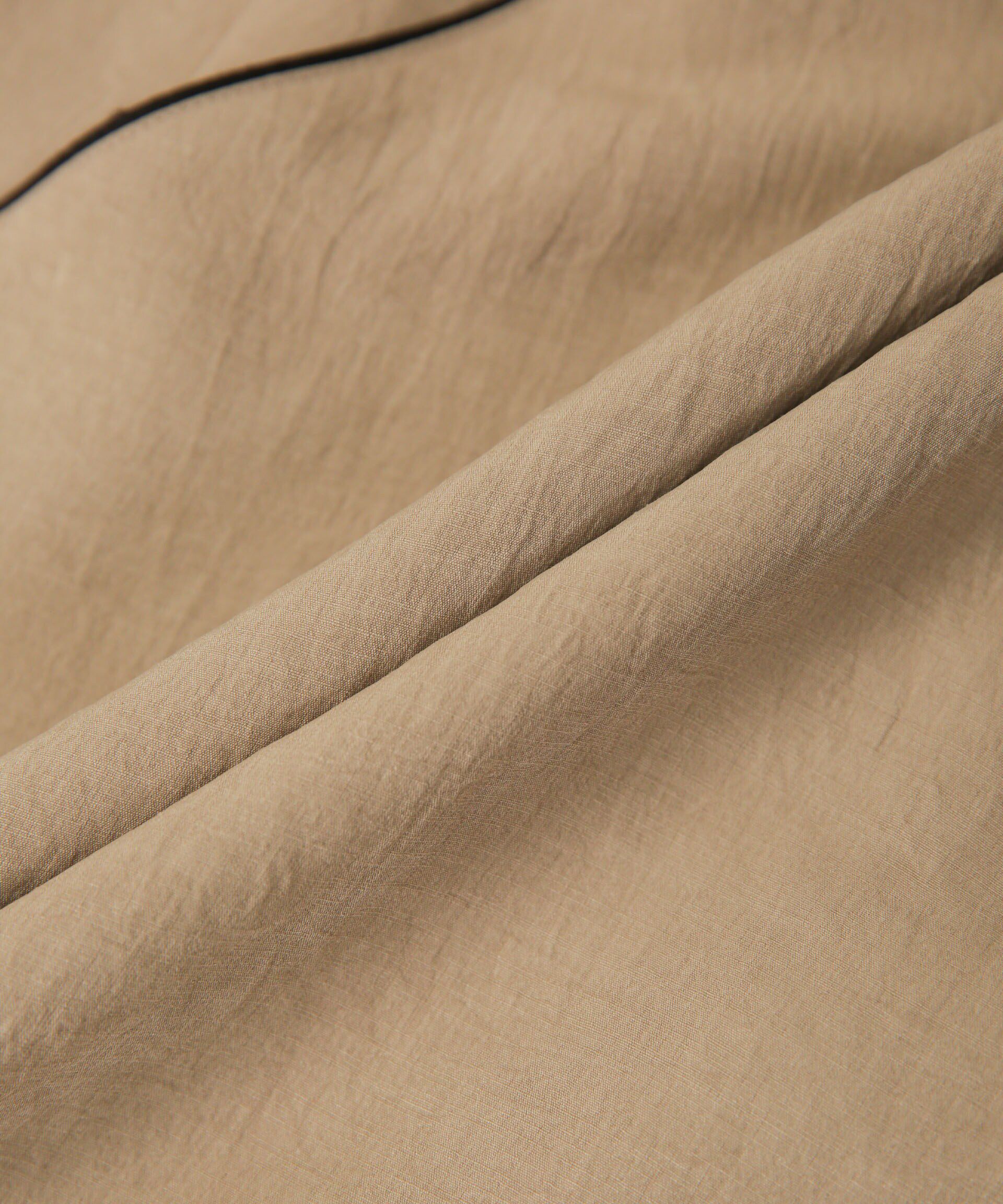 nano･universe「スラブワッシャー　配色トリミングミニワンピース」|ワンピース|