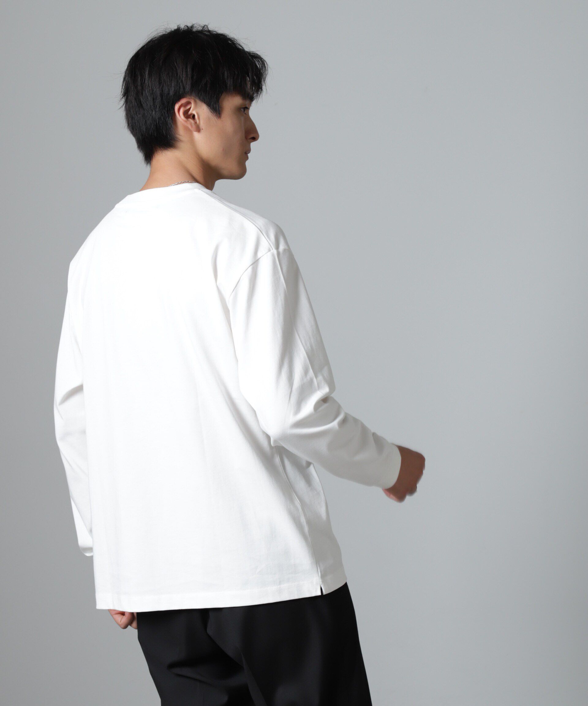 nano･universe「ナノベアロンTee 長袖」|Tシャツ・カットソー|