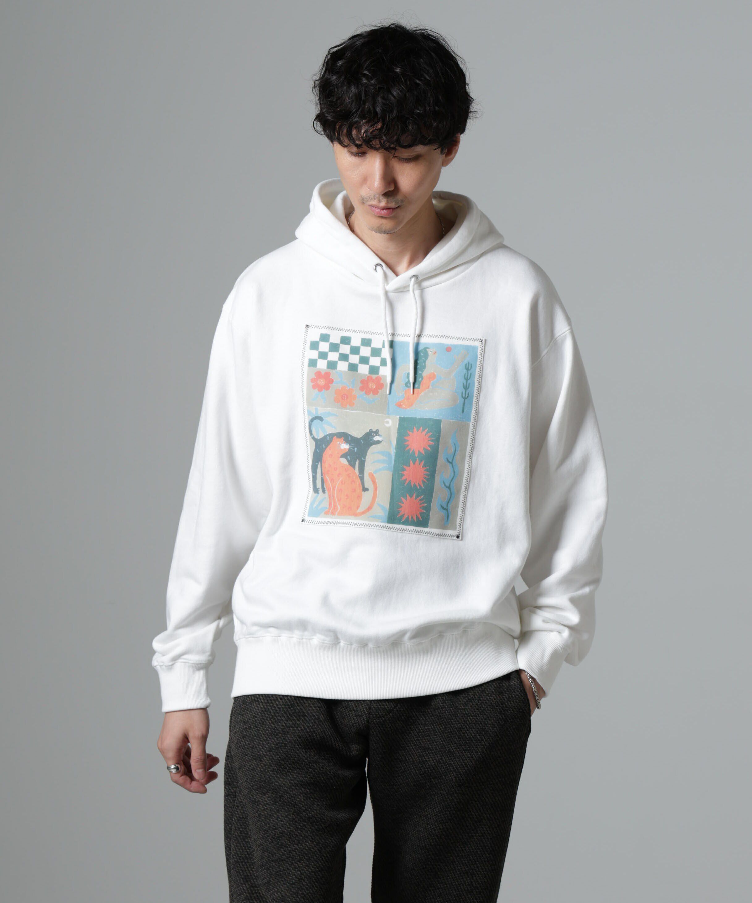 nano･universe「｢Toyameg｣modern academic リメイクプルオーバーパーカー」|Tシャツ・カットソー|