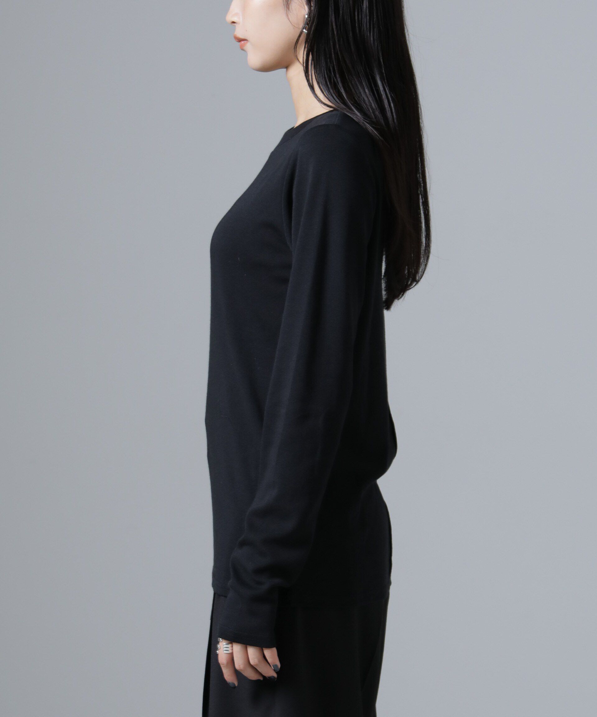 nano･universe「ジンジャー吸湿発熱抗菌防臭クルーネックカットソー」|Tシャツ・カットソー|