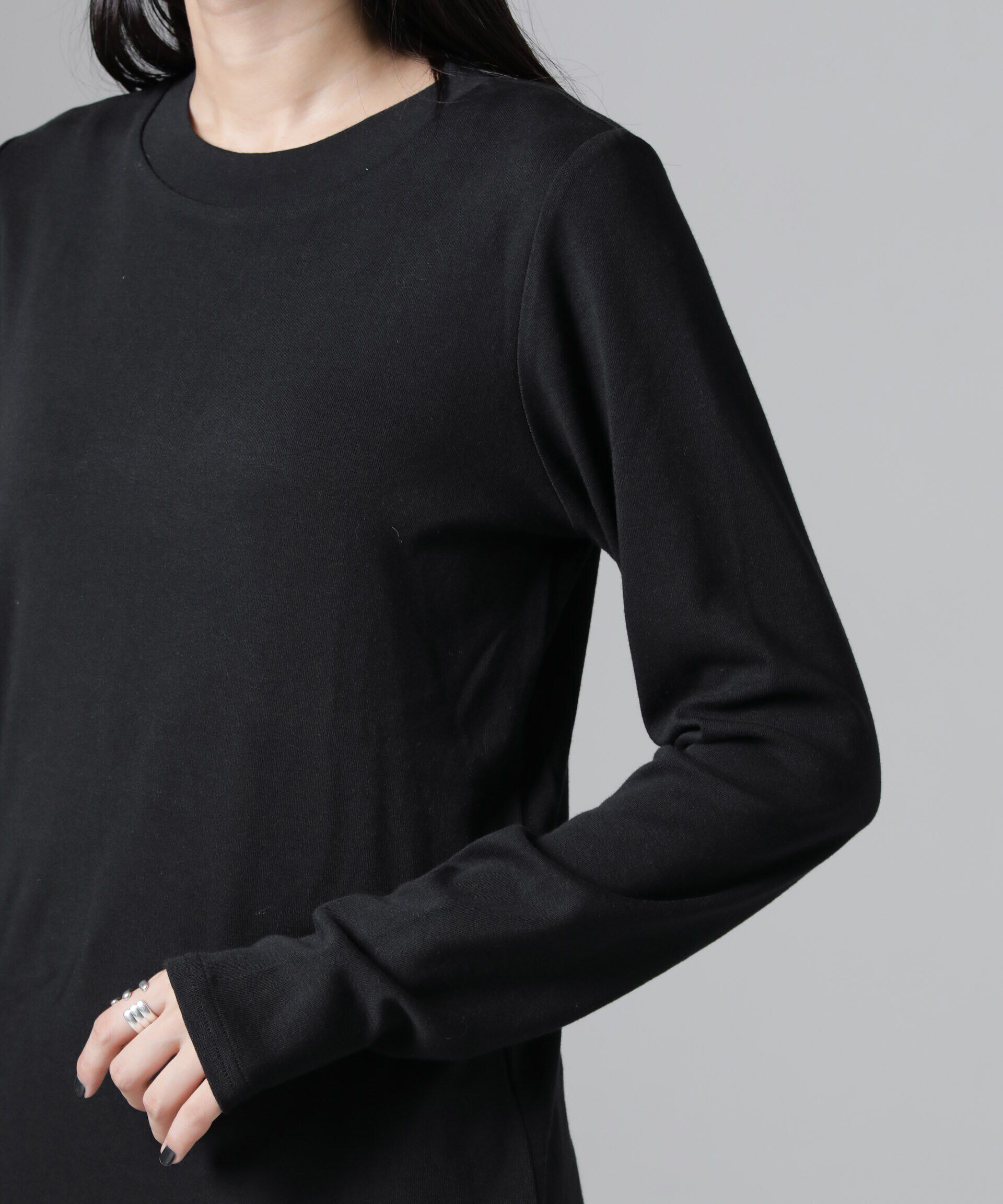 nano･universe「ジンジャー吸湿発熱抗菌防臭クルーネックカットソー」|Tシャツ・カットソー|