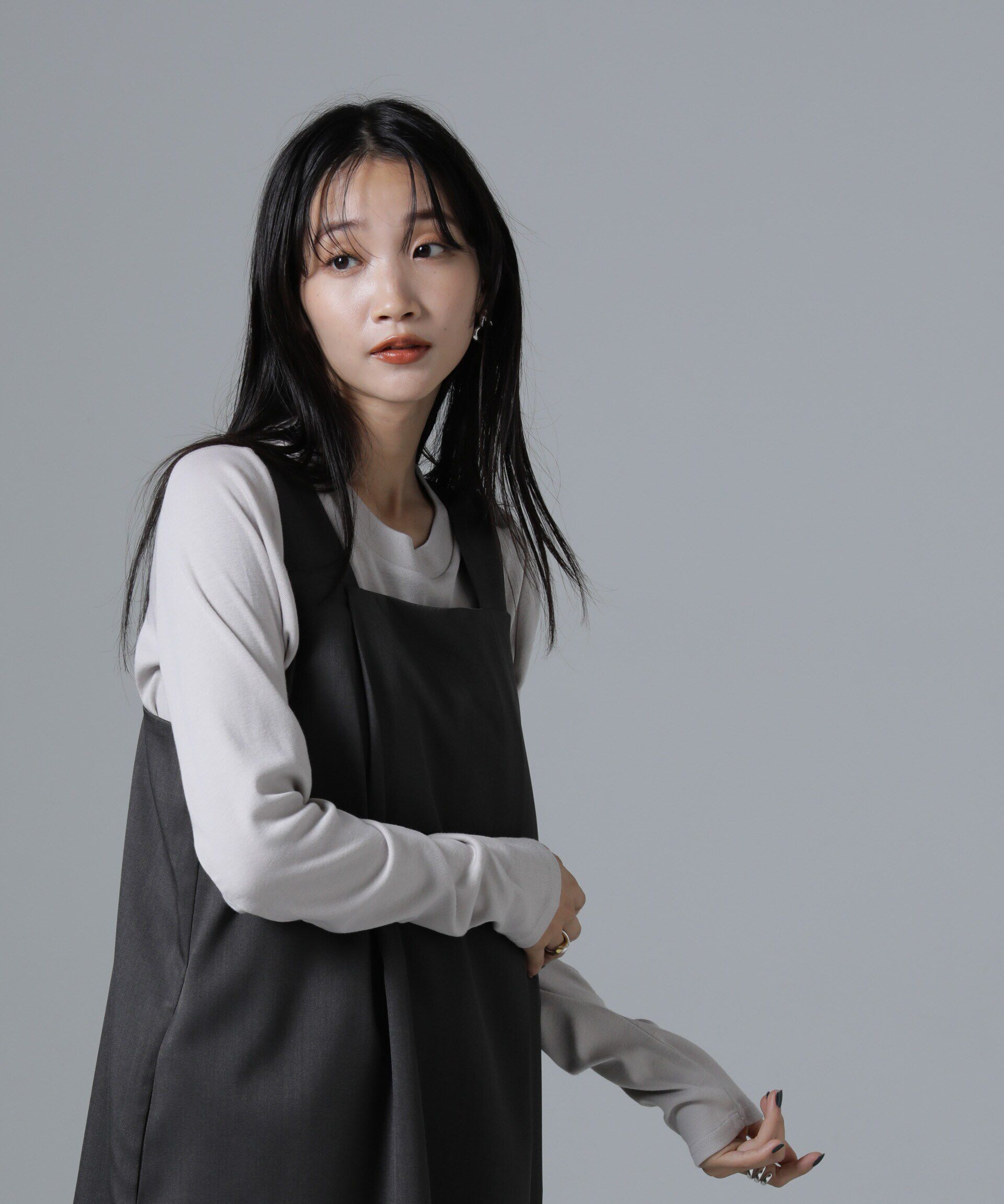 nano･universe「ジンジャー吸湿発熱抗菌防臭クルーネックカットソー」|Tシャツ・カットソー|