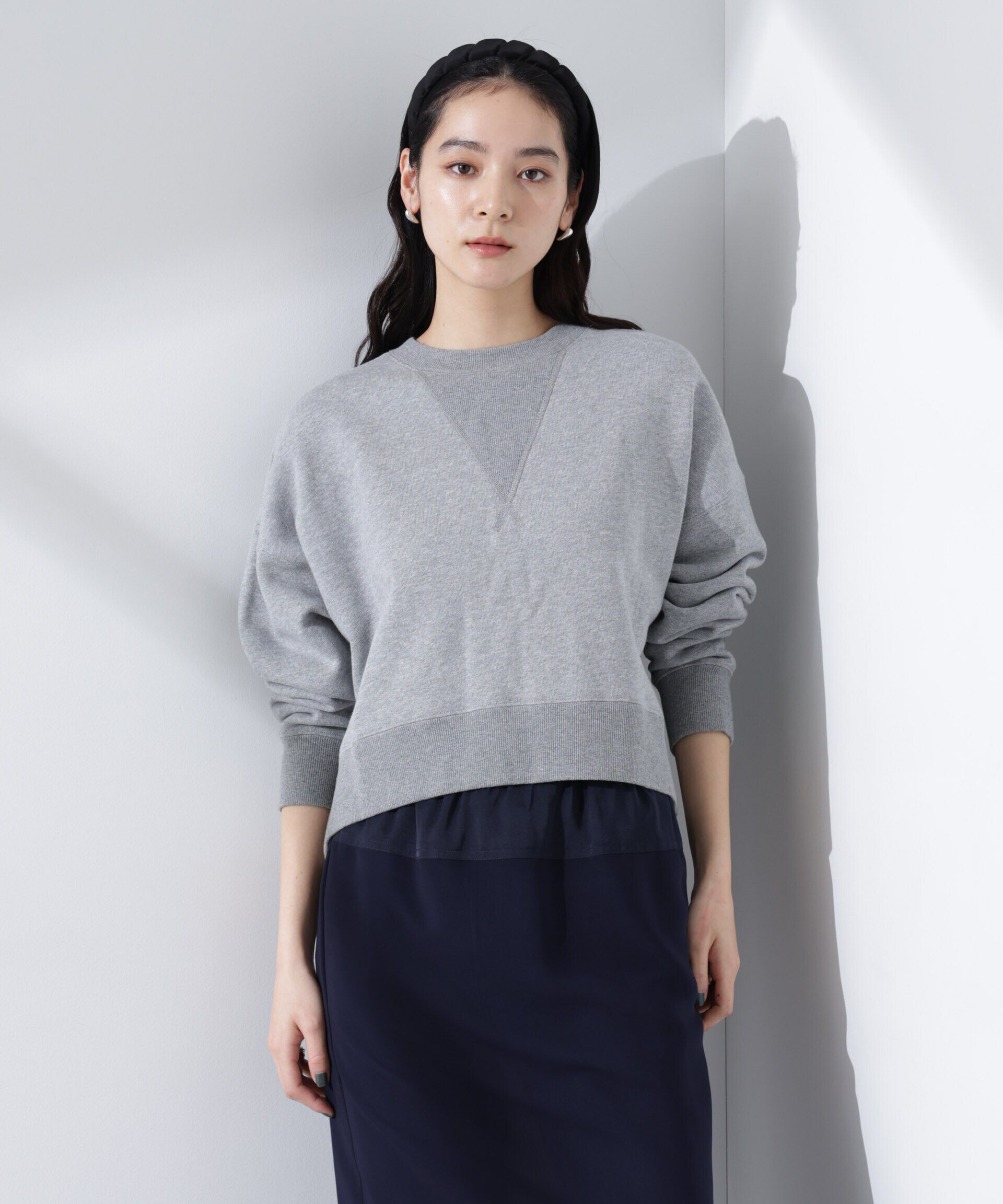 nano･universe「ワイドスリーブスウェットトップス」|Tシャツ・カットソー|