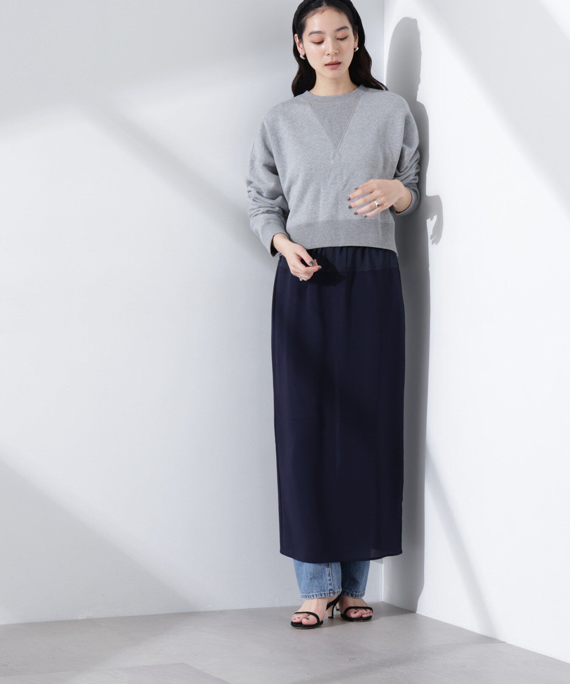 nano･universe「ワイドスリーブスウェットトップス」|Tシャツ・カットソー|