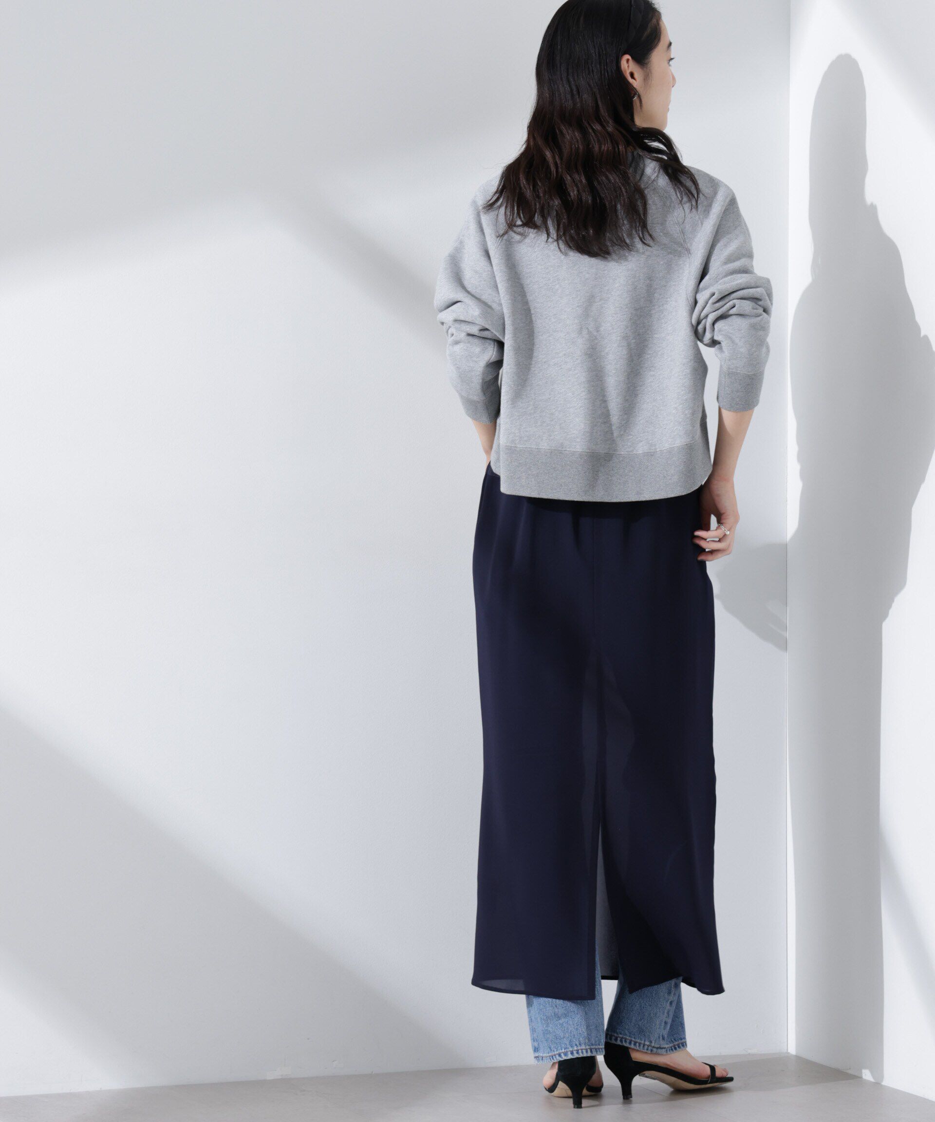 nano･universe「ワイドスリーブスウェットトップス」|Tシャツ・カットソー|