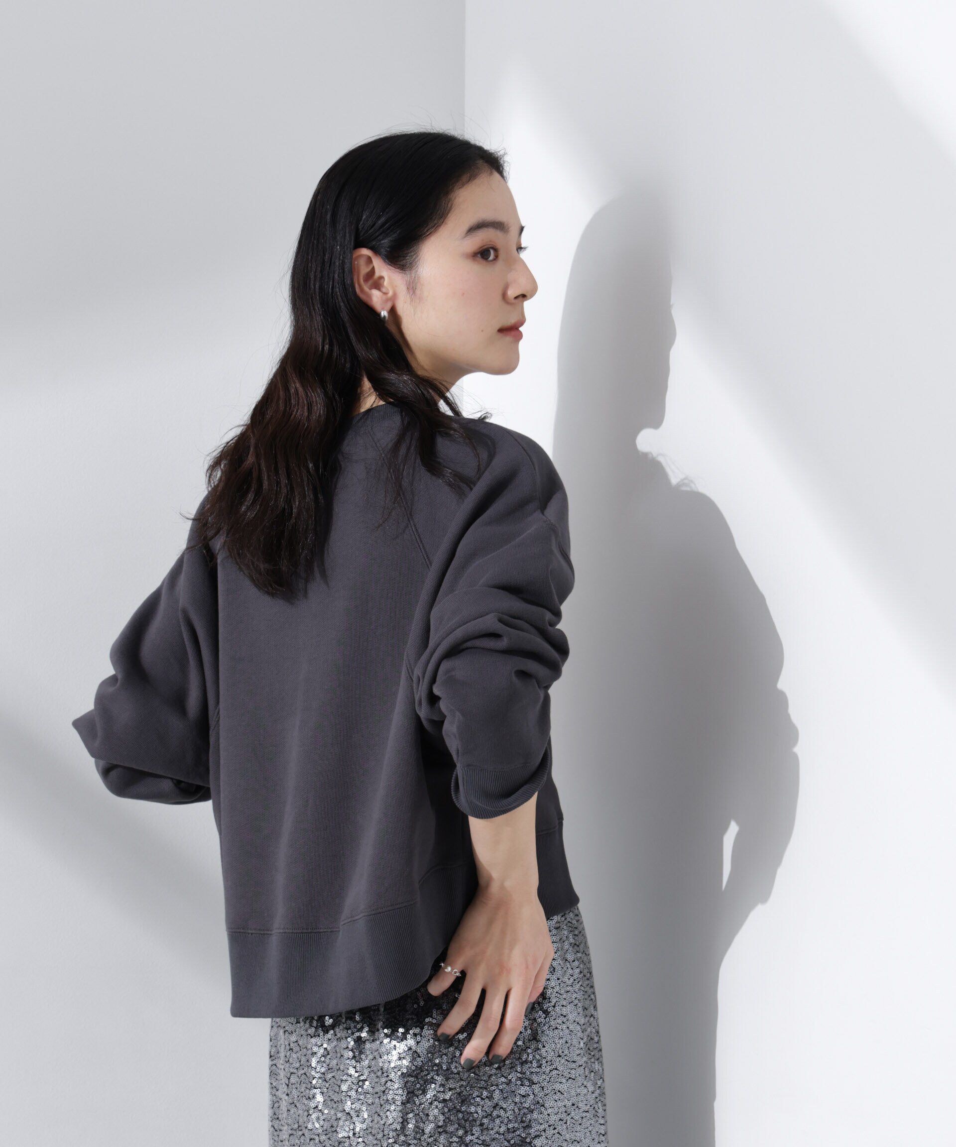 nano･universe「ワイドスリーブスウェットトップス」|Tシャツ・カットソー|