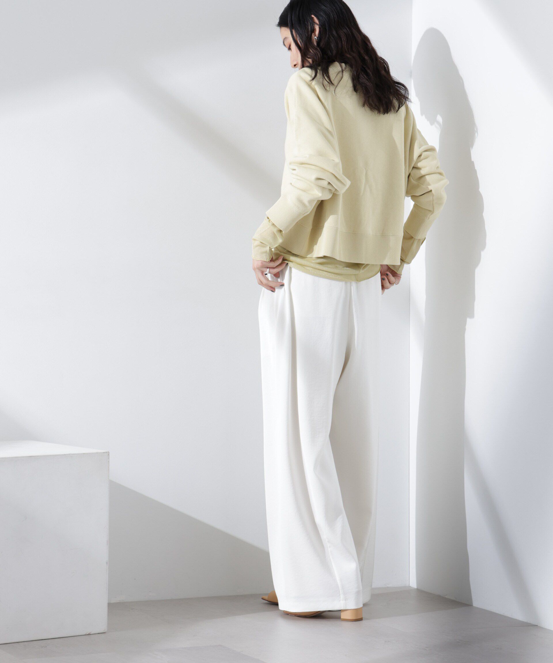 nano･universe「ワイドスリーブスウェットトップス」|Tシャツ・カットソー|