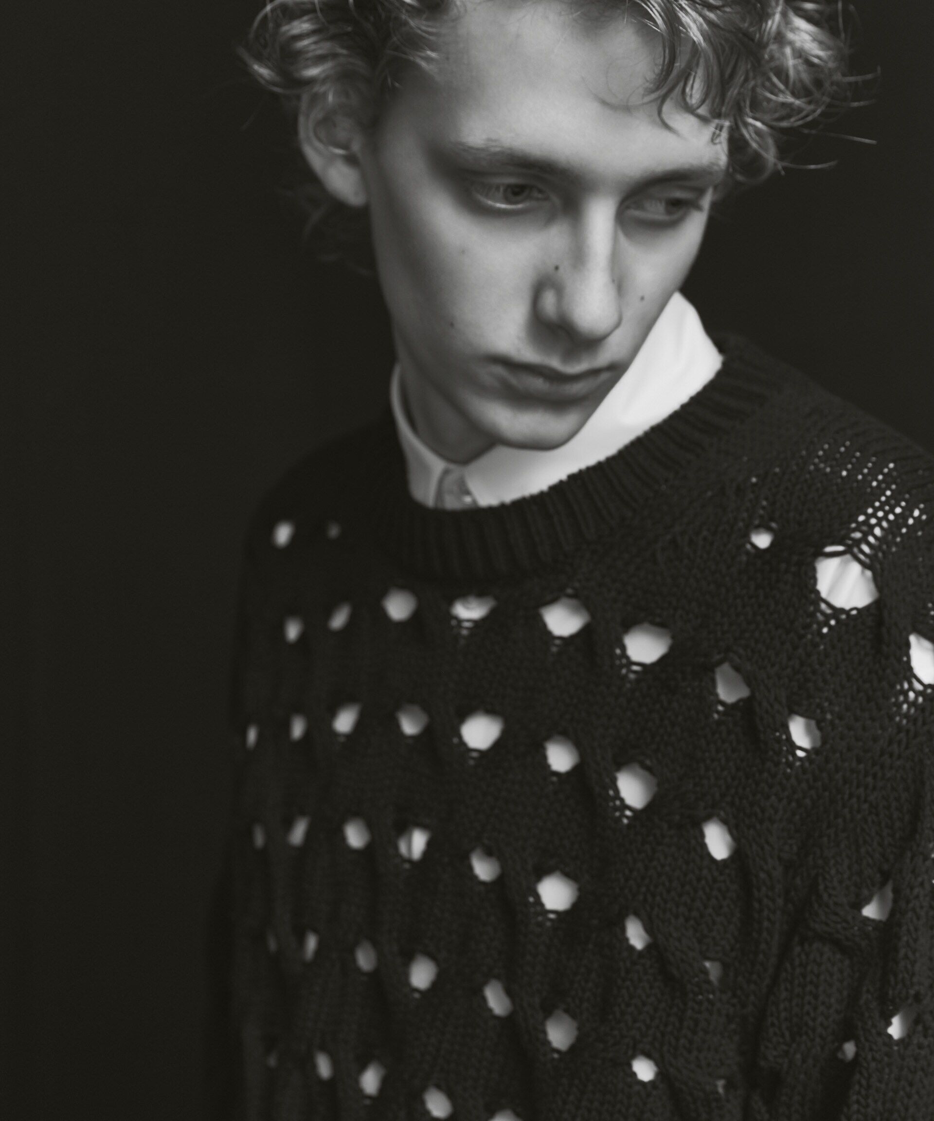 nano･universe「「ASSEMBLANC」リリーヤーンアイレットケーブルプルオーバー」|ニット・セーター|