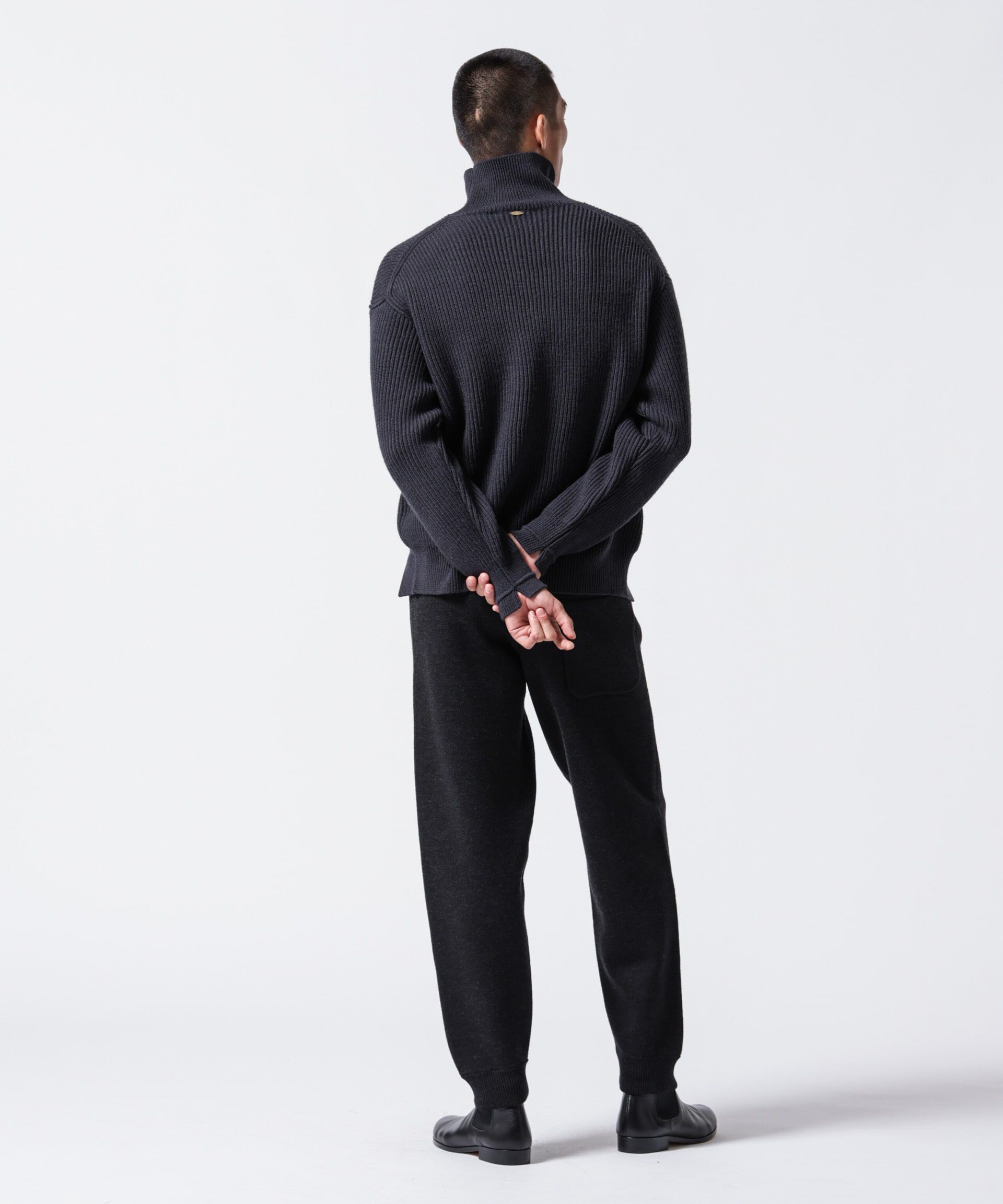 nano･universe「「ASSEMBLANC」フレンチウールアゼ編みハイネックプルオーバー」|ニット・セーター|