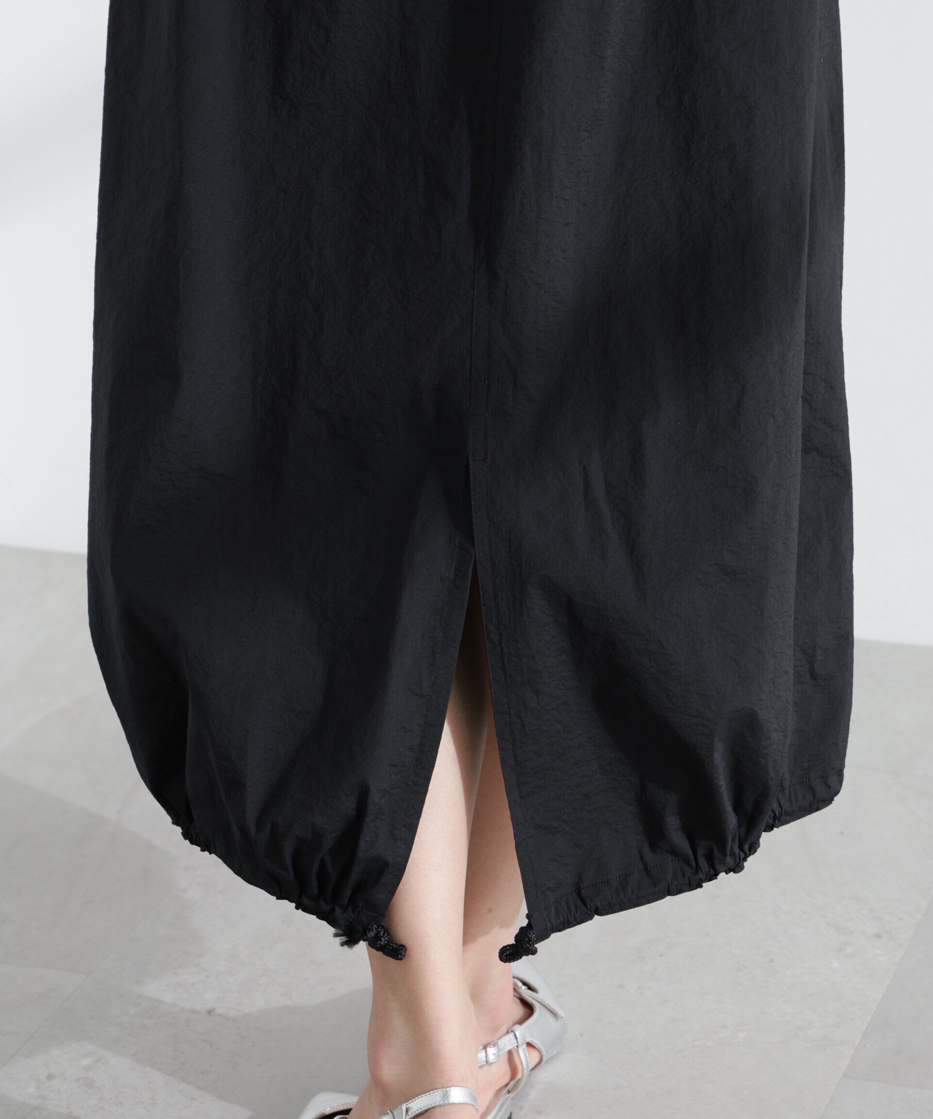 nano･universe「ナイロンワッシャードロストロングスカート」|スカート|