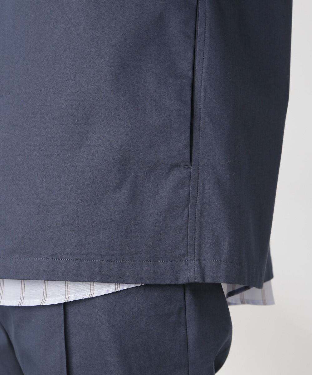 nano･universe「ソラーロライトストレッチワイドカラージャケット(セットアップ可)」|ブルゾン・スタジャン|