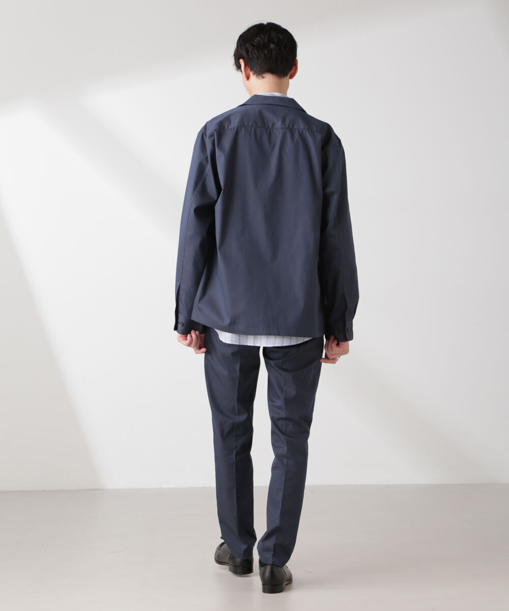 nano･universe「ソラーロライトストレッチワイドカラージャケット(セットアップ可)」|ブルゾン・スタジャン|