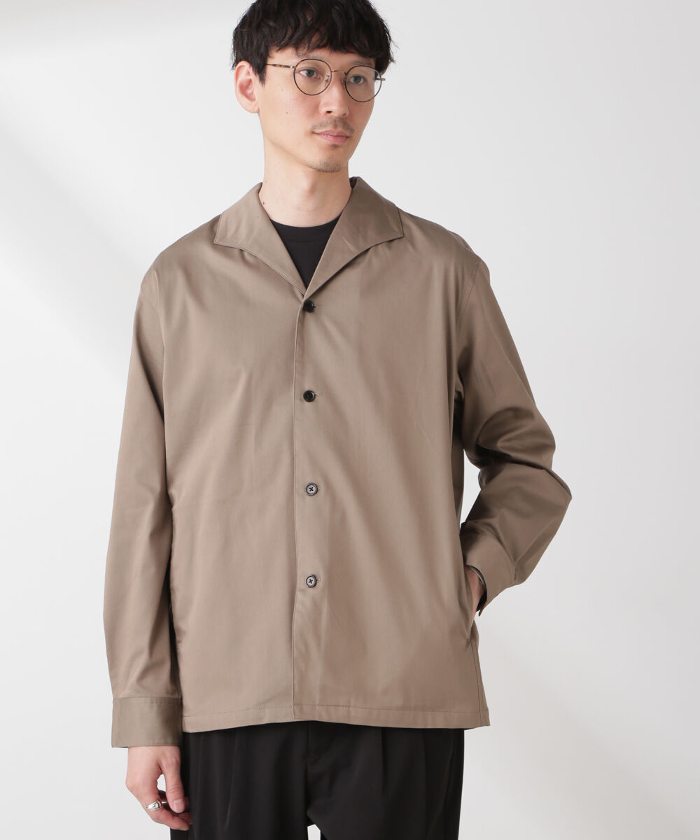 nano･universe「ソラーロライトストレッチワイドカラージャケット(セットアップ可)」|ブルゾン・スタジャン|