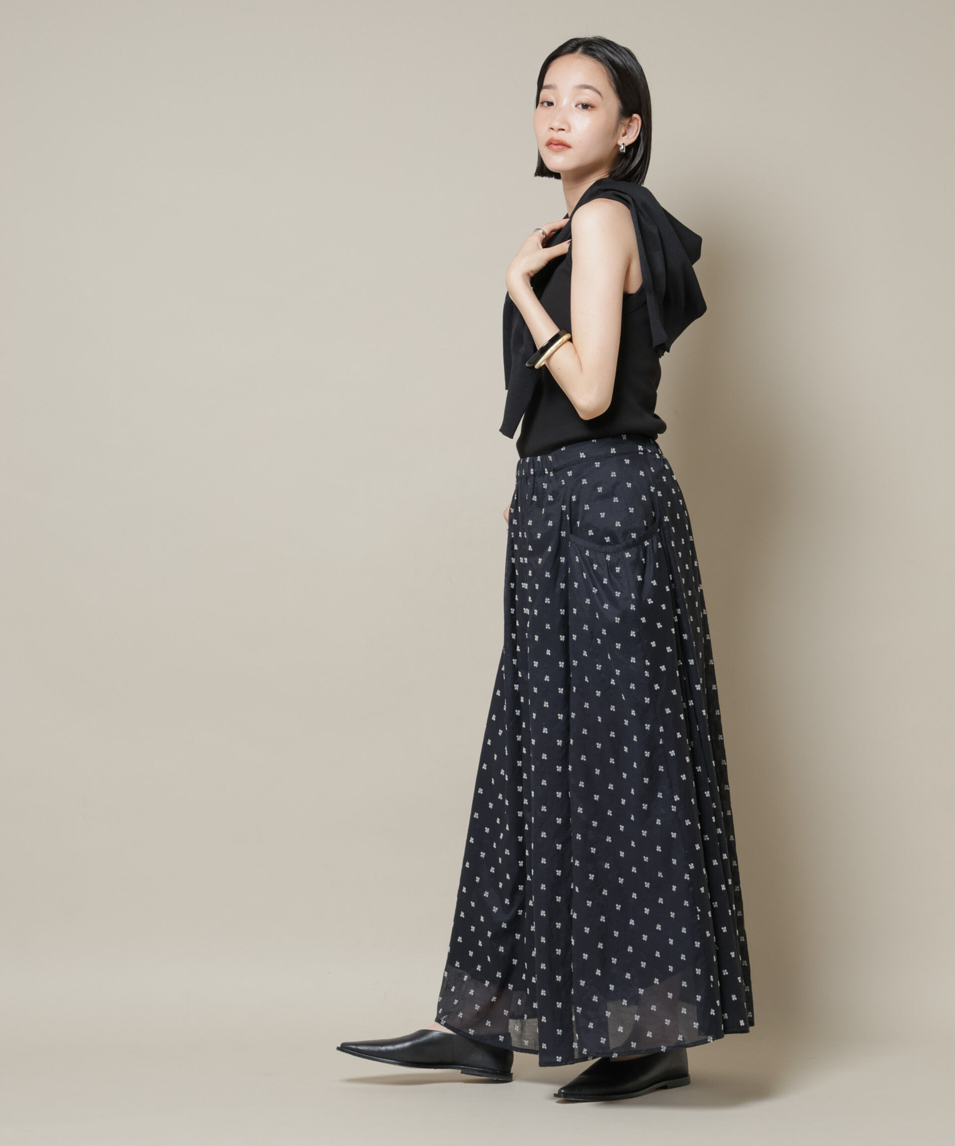 nano･universe「レーストリミングタンクトップ」|Tシャツ・カットソー|