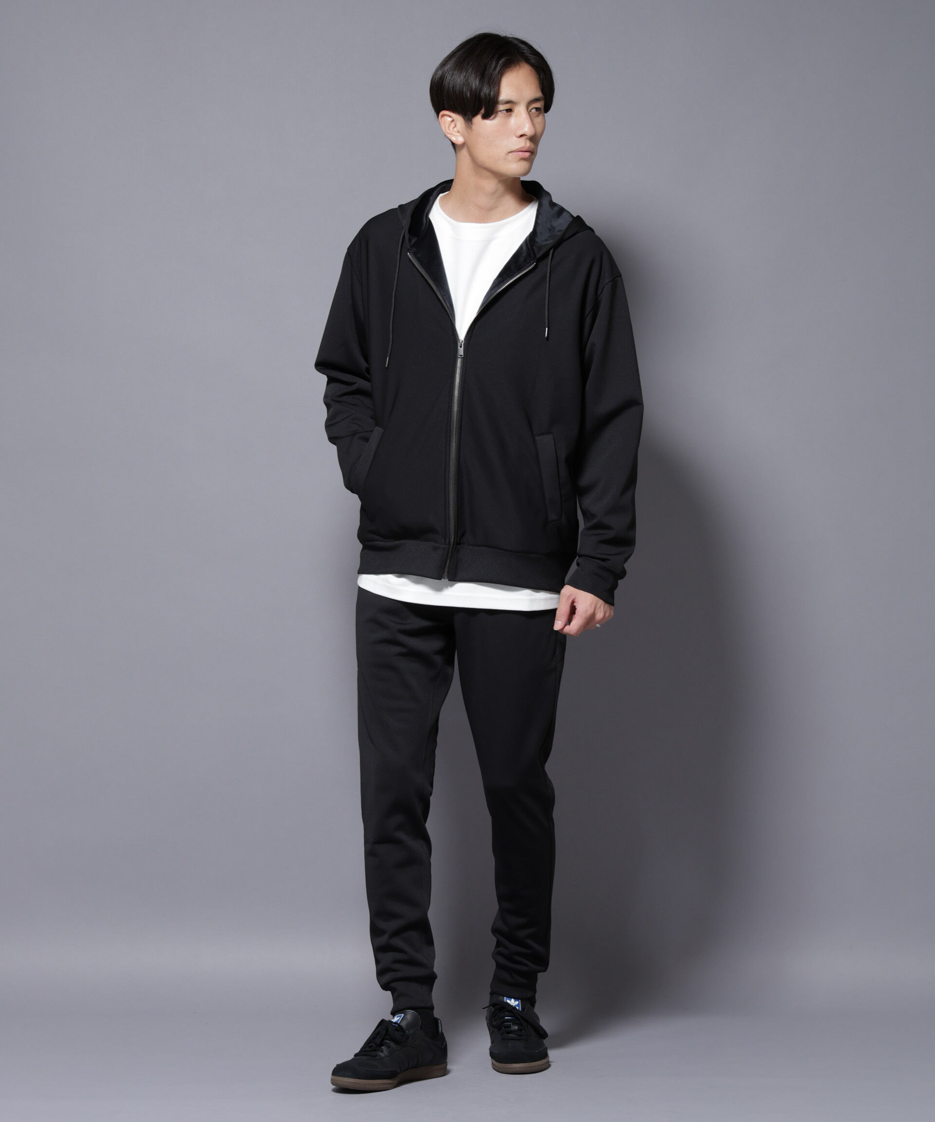 nano･universe「｢MC｣coveross(R) フリースボンディングジップアップパーカー」|Tシャツ・カットソー|