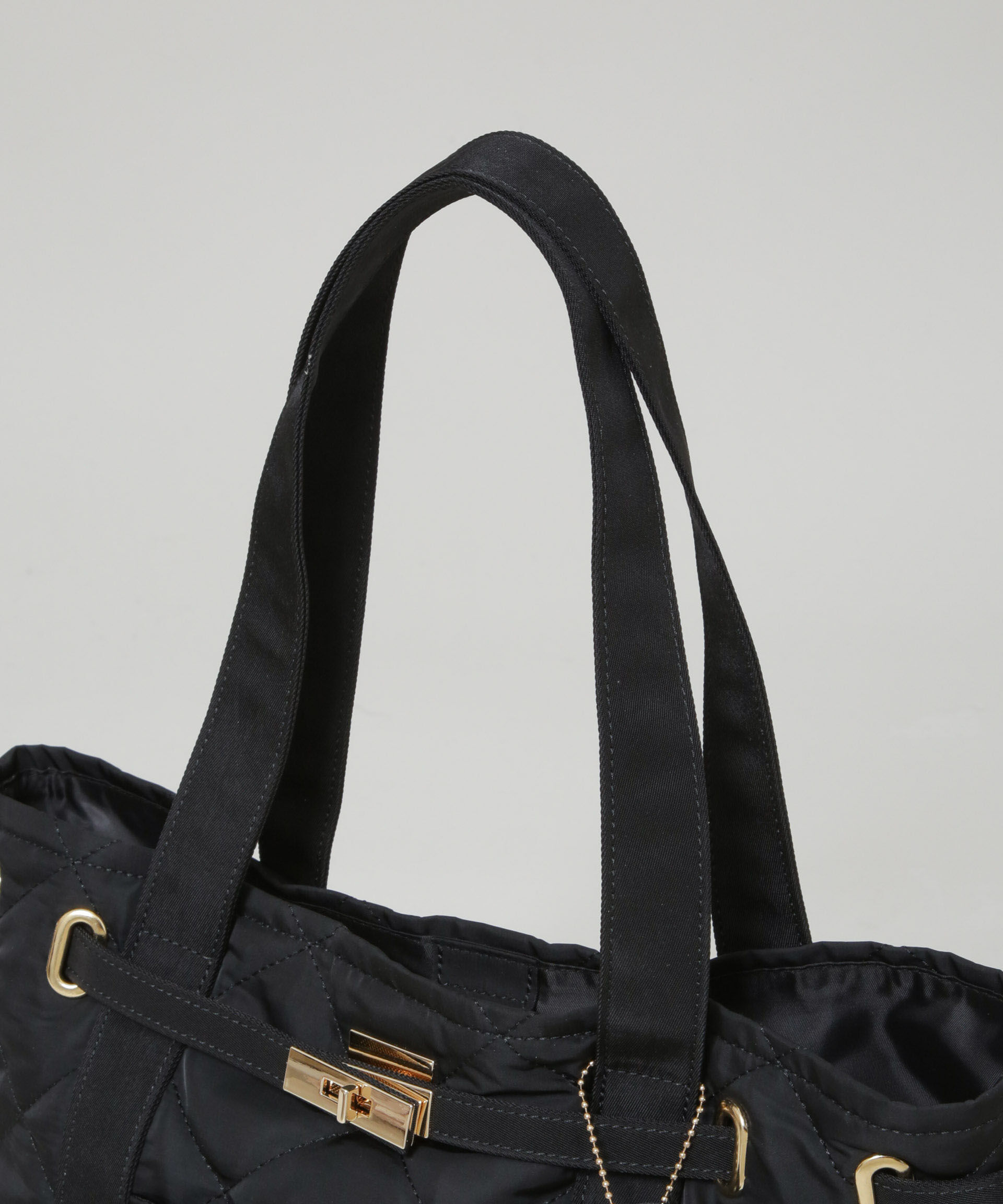 nano･universe「ミニバッグ付きキルティングトートバッグ」|ショルダー・メッセンジャー|