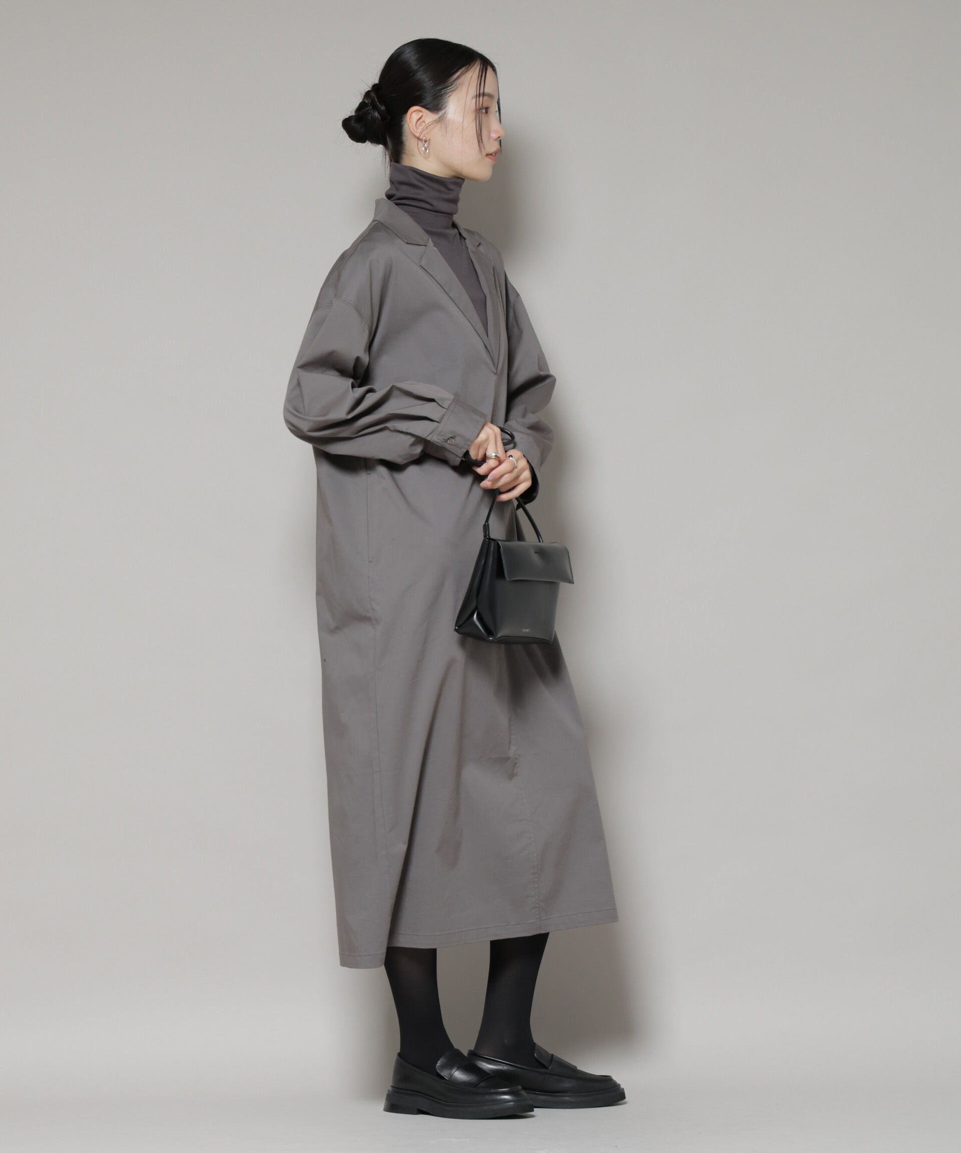 nano･universe「テーラードカラーロングワンピース」|ワンピース|