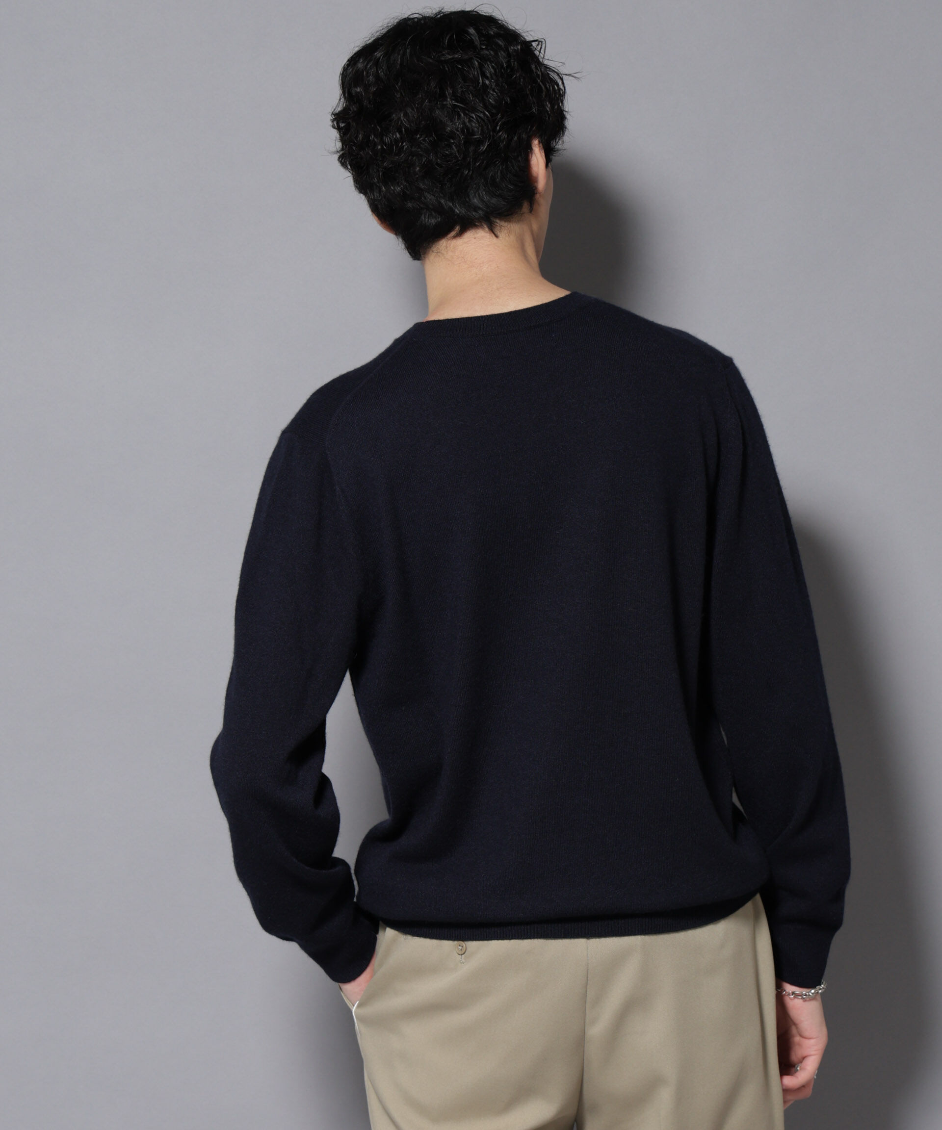 nano･universe「カシミヤミックスクルーネックニット」|ニット・セーター|