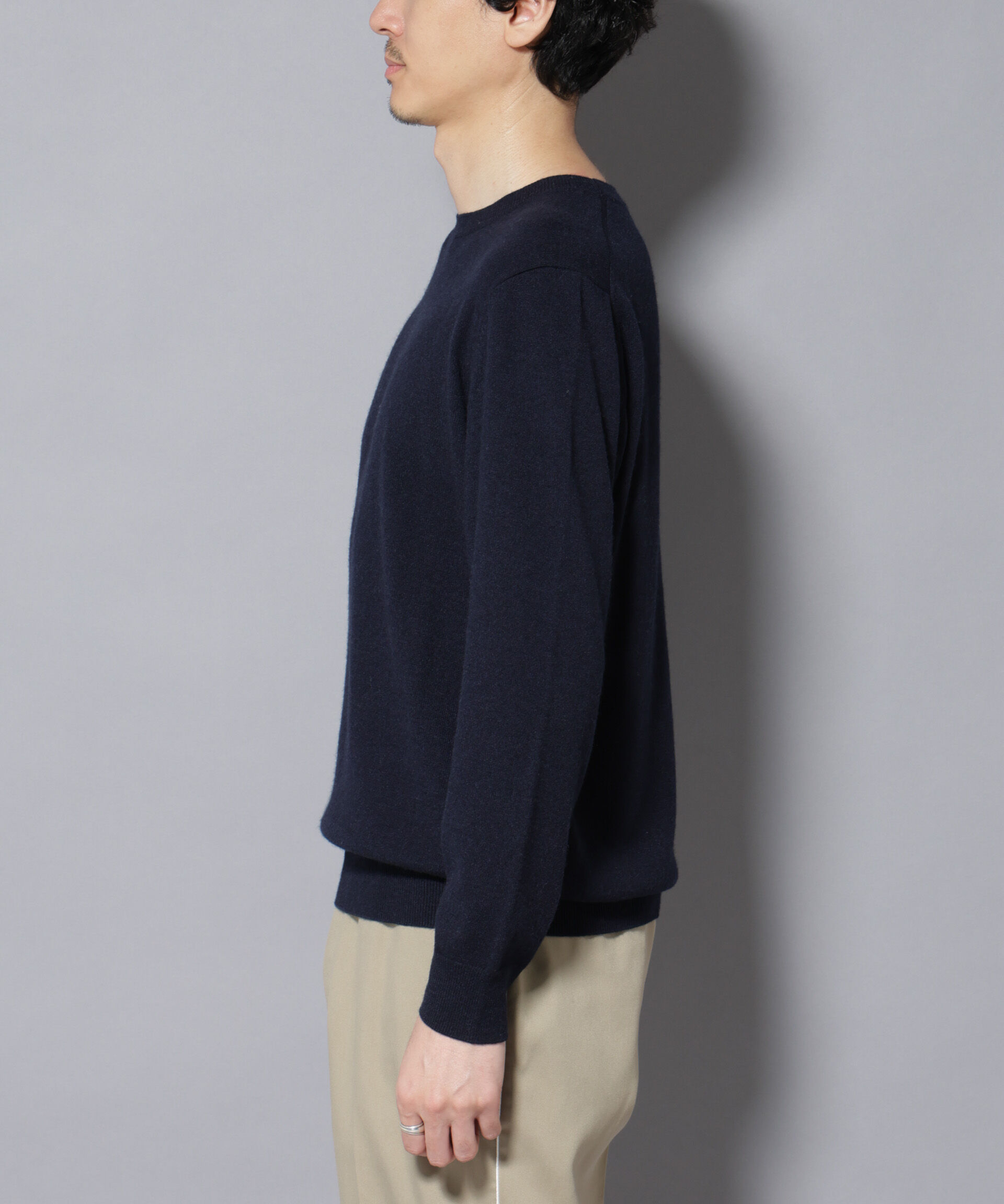 nano･universe「カシミヤミックスクルーネックニット」|ニット・セーター|