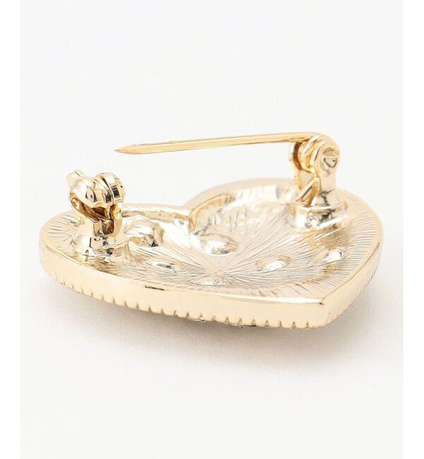 組曲「【人気につき再販決定！】ハートストーンブローチ」|ブローチ・コサージュ|