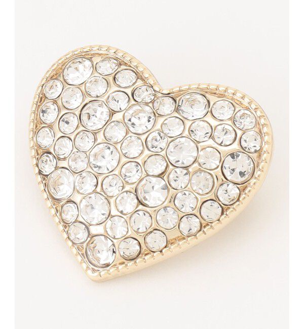 組曲「【人気につき再販決定！】ハートストーンブローチ」|ブローチ・コサージュ|