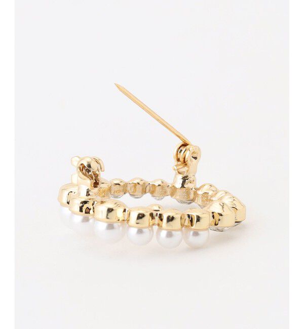 組曲「ラインアンドサークルストーンパール ブローチ」|ブローチ・コサージュ|