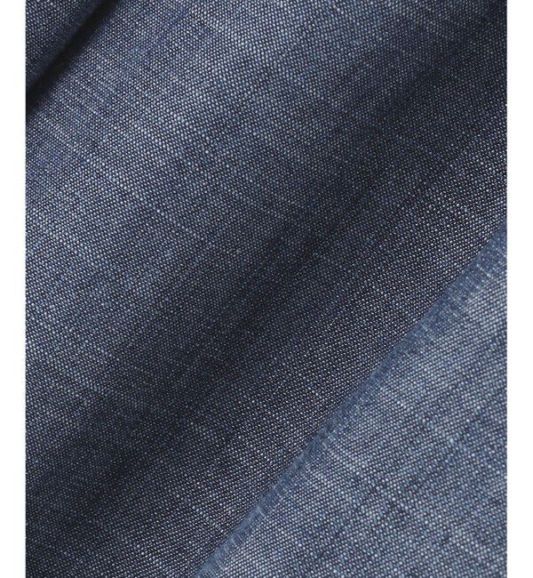 自由区「【洗える・XSサイズあり】テンセルリネンデニムワイド パンツ」|その他|